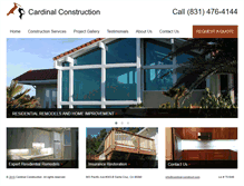 Tablet Screenshot of cardinal-construct.com